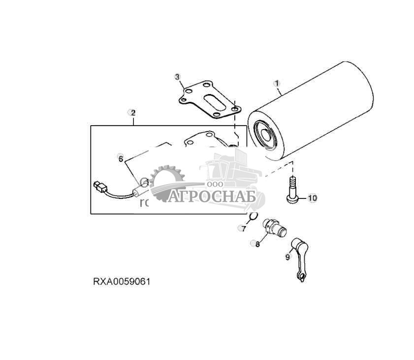 Transmission Filter Housing (12-Speed Syncro24-Speed PowrSync™) 